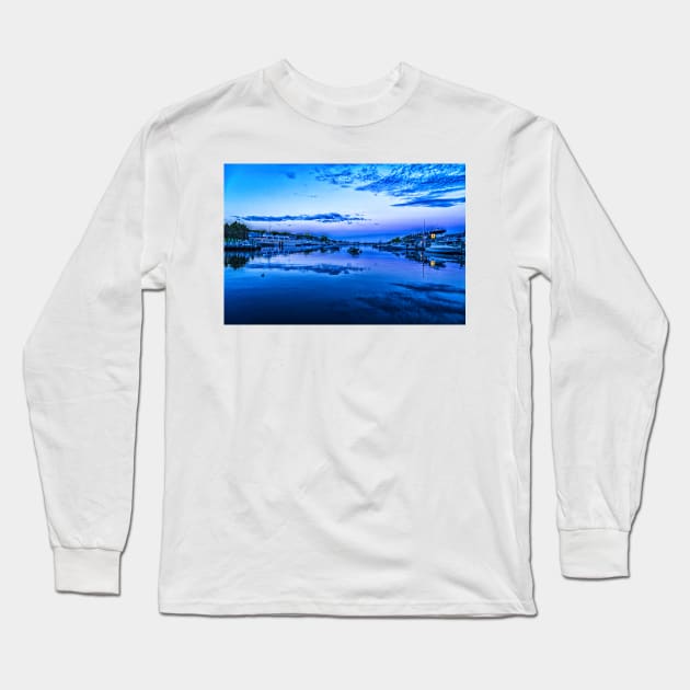 Falmouth Harbor Cape Cod Long Sleeve T-Shirt by Gestalt Imagery